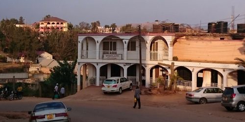 Mbarara city centre businesses and residences